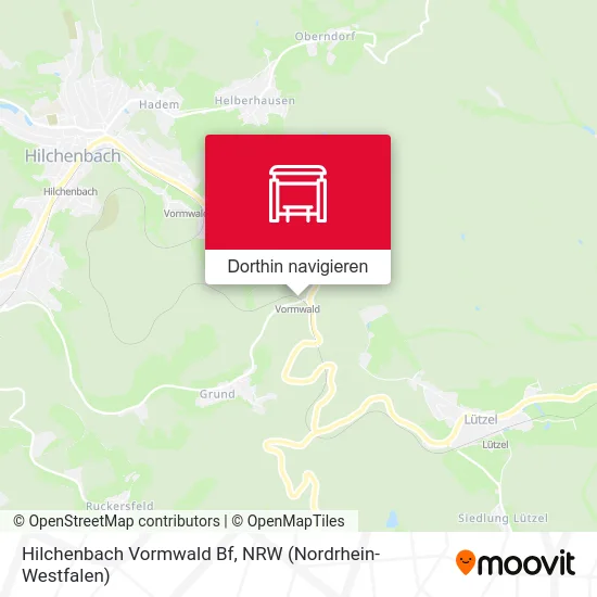Hilchenbach Vormwald Bf Karte