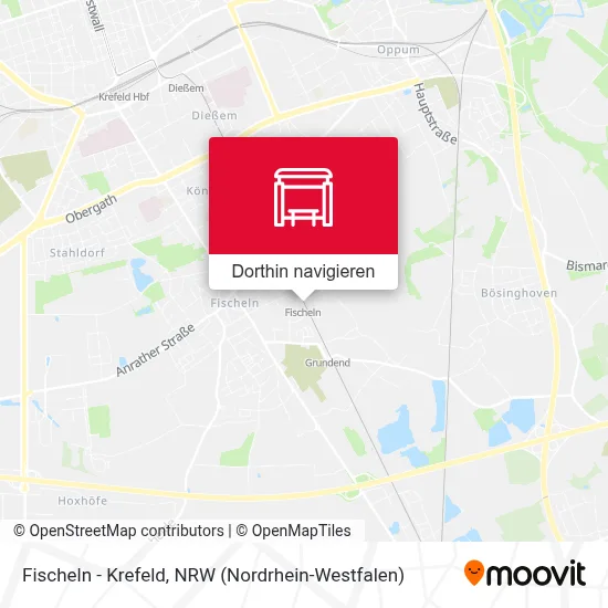 Fischeln - Krefeld Karte