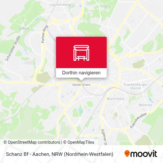 Schanz Bf - Aachen Karte