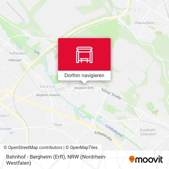 Bahnhof - Bergheim (Erft) Karte