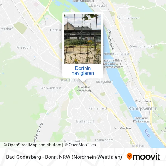 Bad Godesberg - Bonn Karte