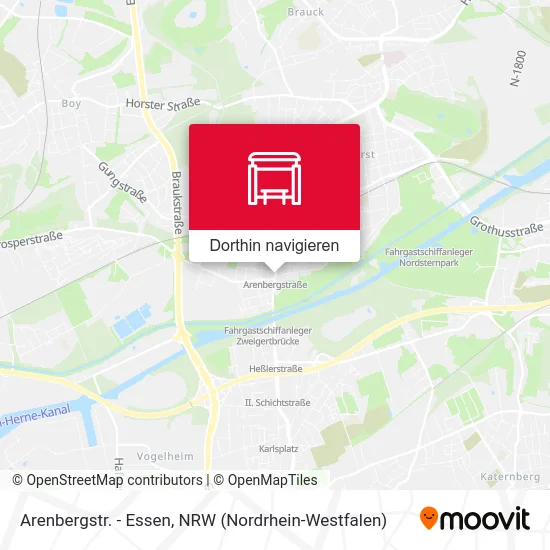 Arenbergstr. - Essen Karte