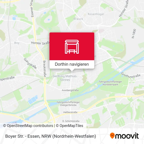 Boyer Str. - Essen Karte