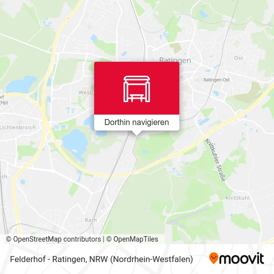 Felderhof - Ratingen Karte