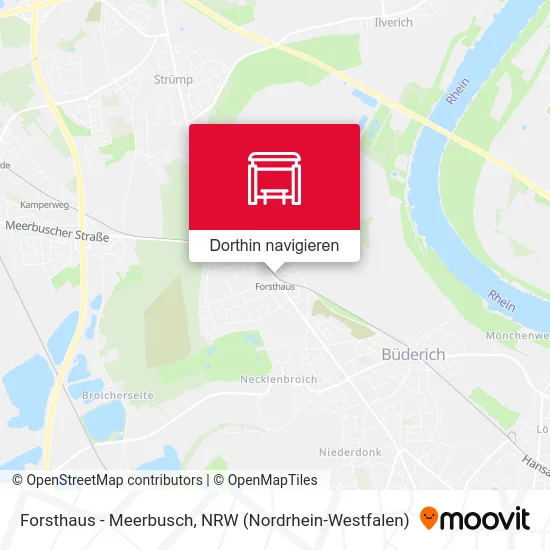 Forsthaus - Meerbusch Karte
