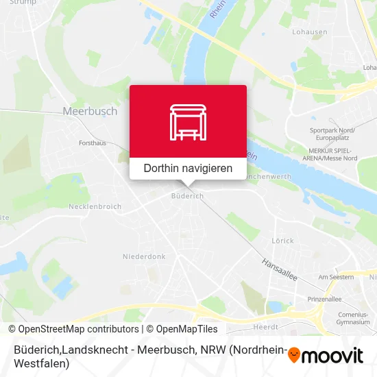 Büderich,Landsknecht - Meerbusch Karte
