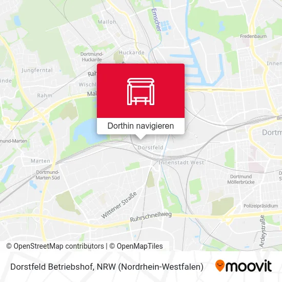 Dorstfeld Betriebshof Karte