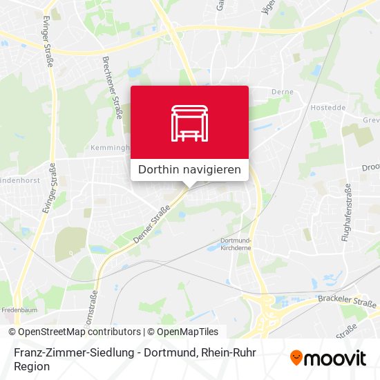 Franz-Zimmer-Siedlung - Dortmund Karte