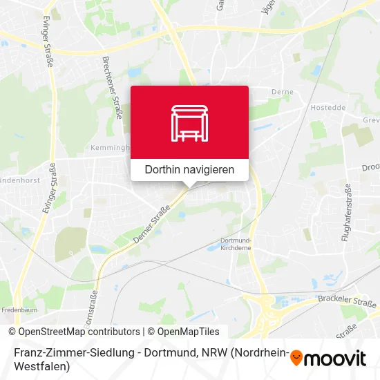 Franz-Zimmer-Siedlung - Dortmund Karte