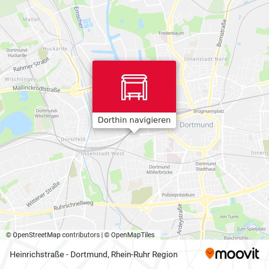 Heinrichstraße - Dortmund Karte