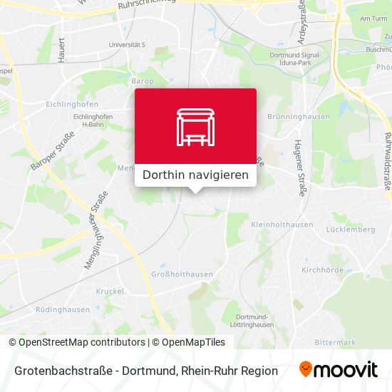 Grotenbachstraße - Dortmund Karte