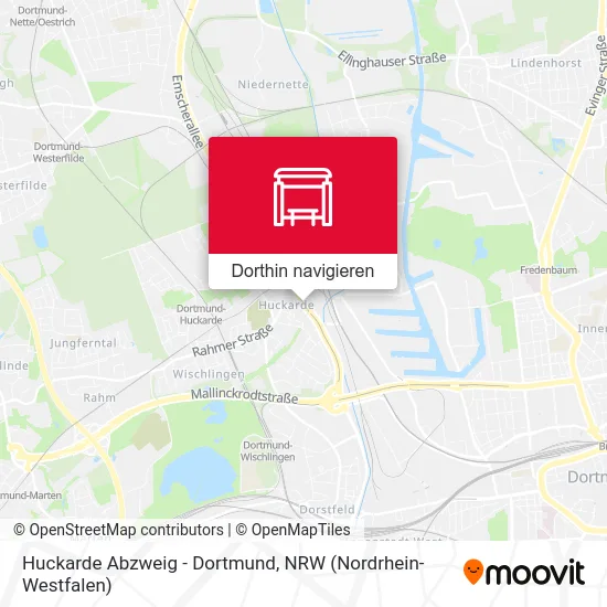 Huckarde Abzweig - Dortmund Karte