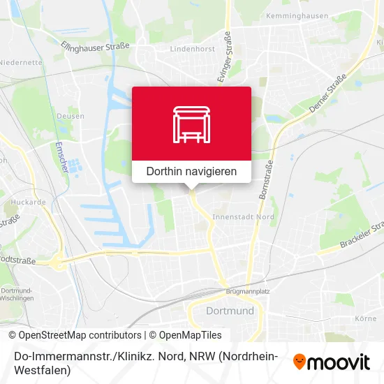 Do-Immermannstr./Klinikz. Nord Karte