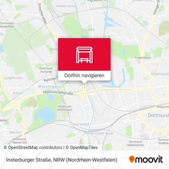 Insterburger Straße Karte