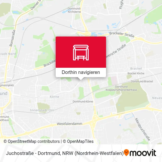 Juchostraße - Dortmund Karte