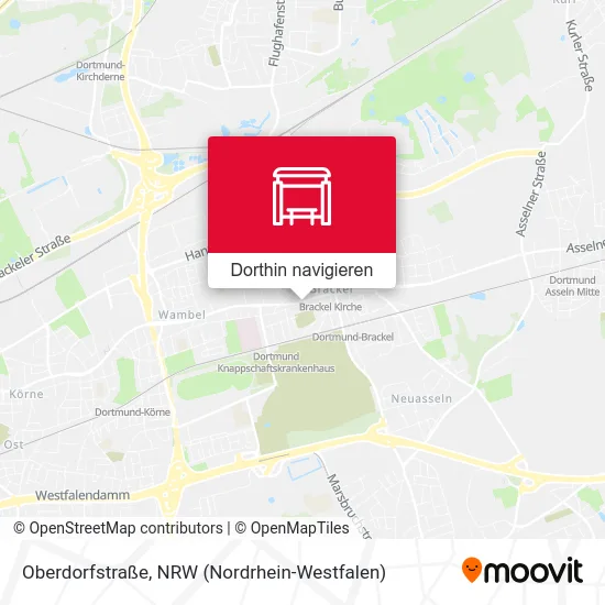 Oberdorfstraße Karte