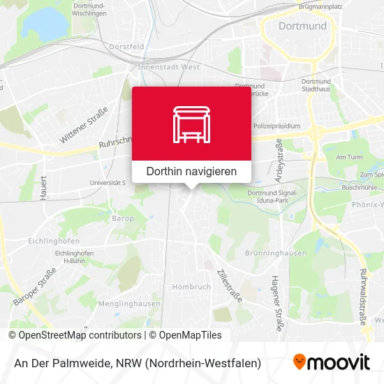 An Der Palmweide Karte