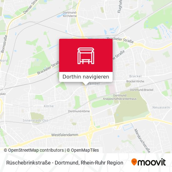 Rüschebrinkstraße - Dortmund Karte