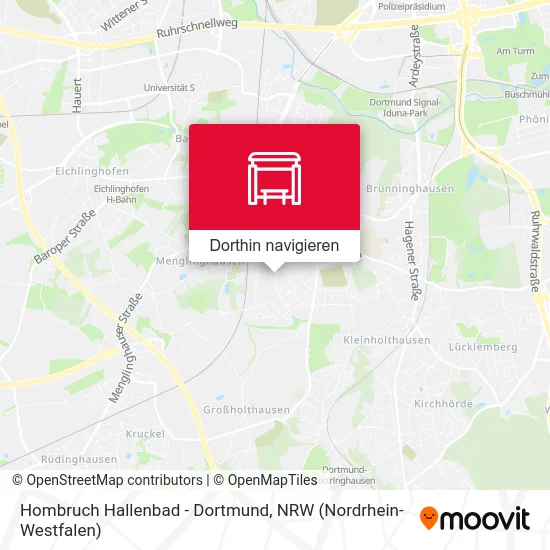 Hombruch Hallenbad - Dortmund Karte
