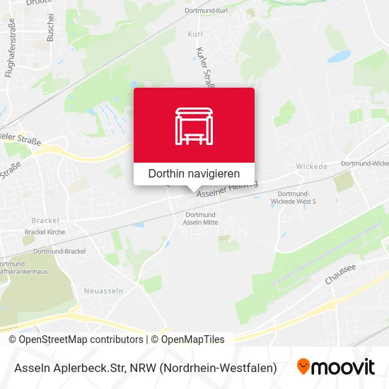 Asseln Aplerbeck.Str Karte