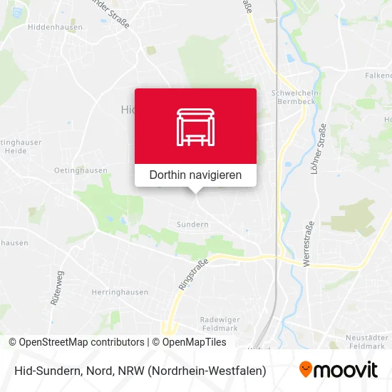 Hid-Sundern, Nord Karte