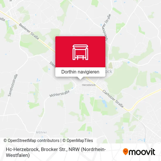 Hc-Herzebrock, Brocker Str. Karte