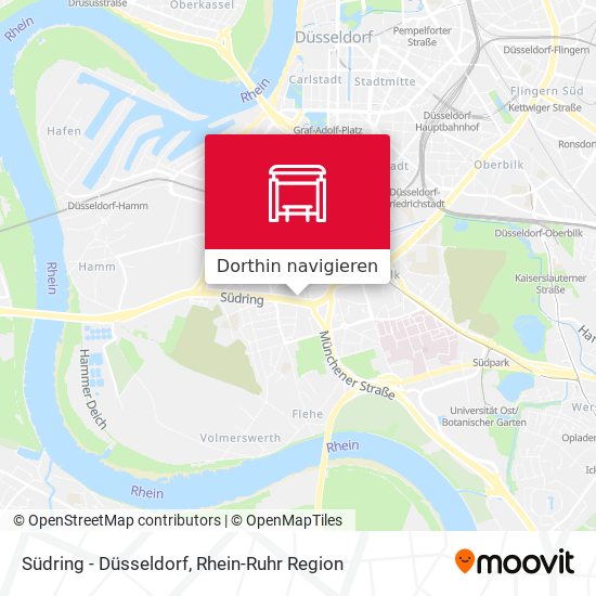 Südring - Düsseldorf Karte