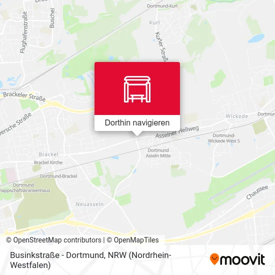 Businkstraße - Dortmund Karte