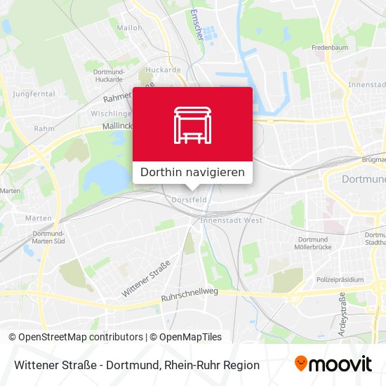 Wittener Straße - Dortmund Karte