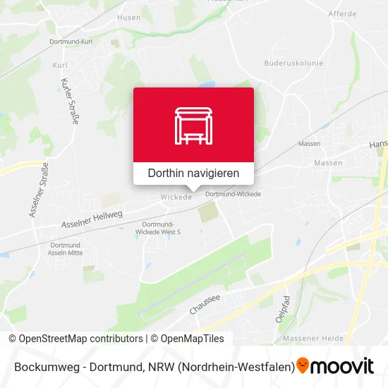 Bockumweg - Dortmund Karte