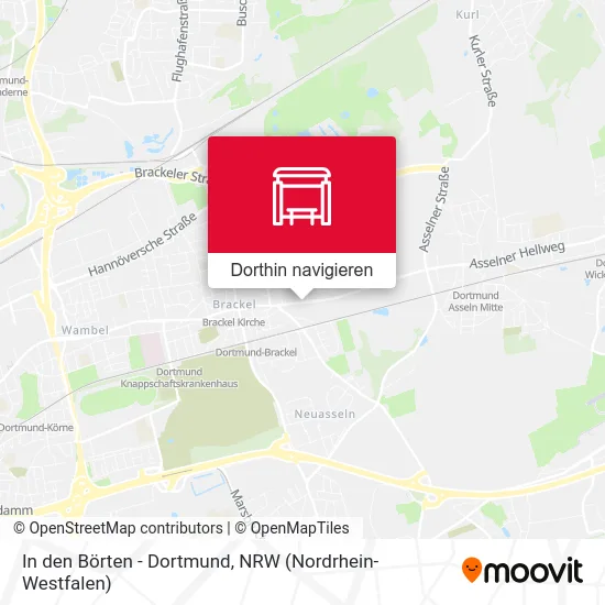 In den Börten - Dortmund Karte