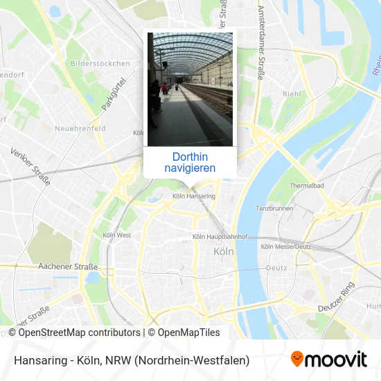 Hansaring - Köln Karte