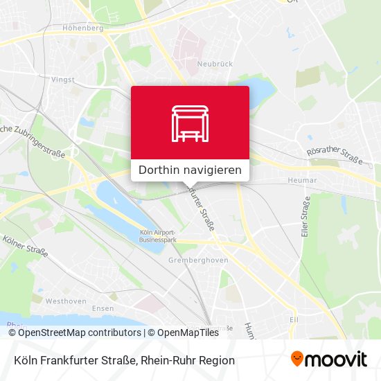 Köln Frankfurter Straße Karte