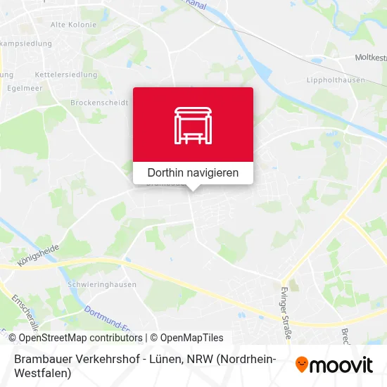 Brambauer Verkehrshof - Lünen Karte