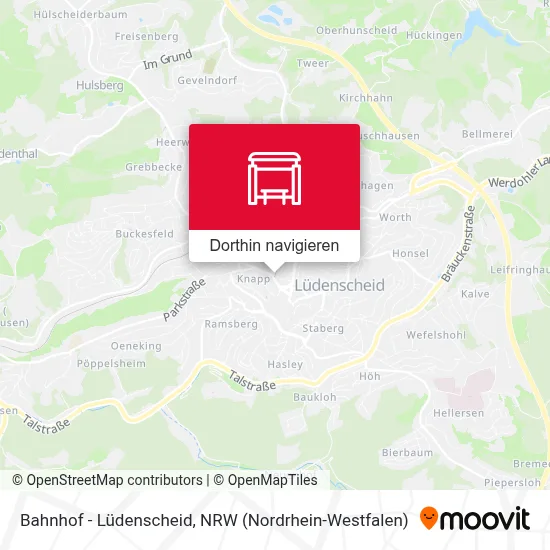 Bahnhof - Lüdenscheid Karte