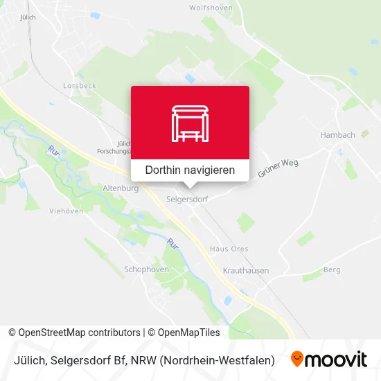 Jülich, Selgersdorf Bf Karte