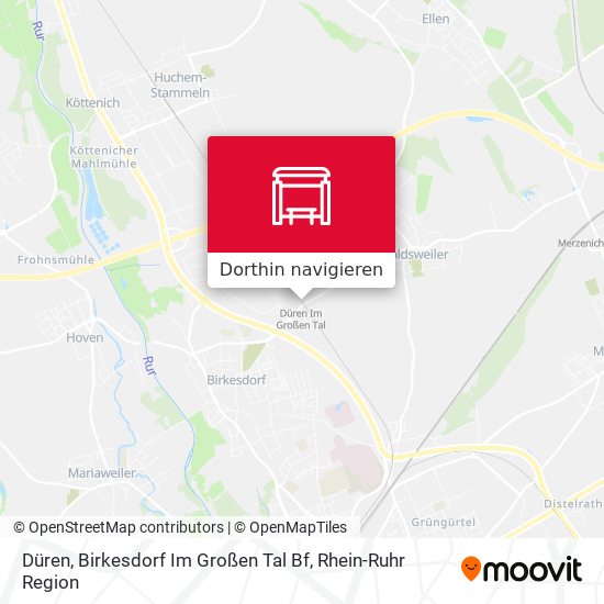 Düren, Birkesdorf Im Großen Tal Bf Karte