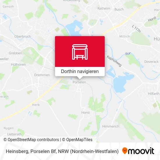 Heinsberg, Porselen Bf Karte