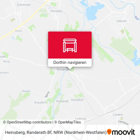 Heinsberg, Randerath Bf Karte