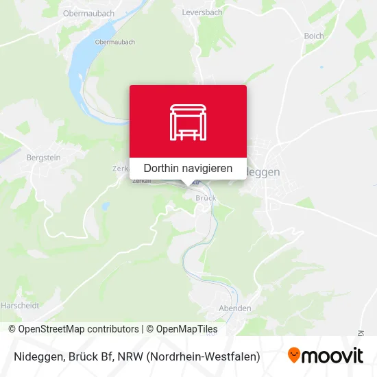 Nideggen, Brück Bf Karte