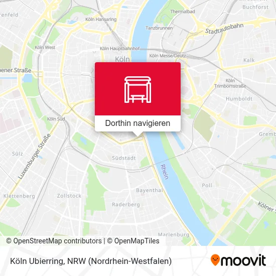 Köln Ubierring Karte