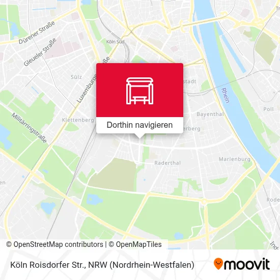 Köln Roisdorfer Str. Karte