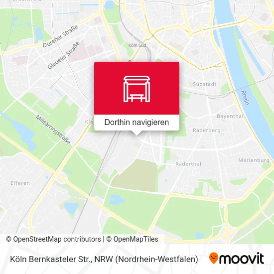 Köln Bernkasteler Str. Karte