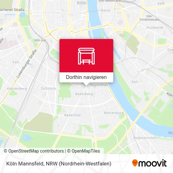 Köln Mannsfeld Karte