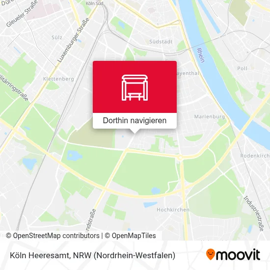 Köln Heeresamt Karte