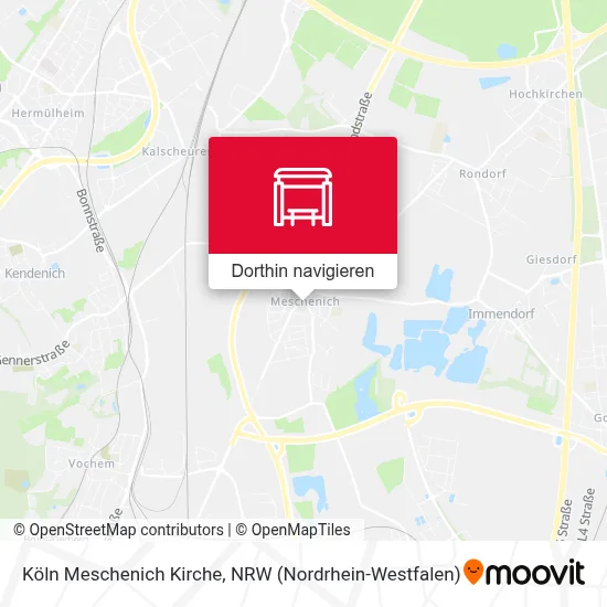 Köln Meschenich Kirche Karte