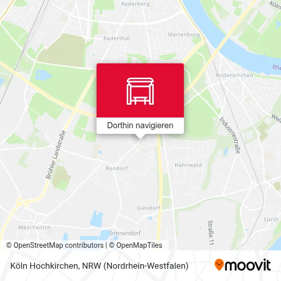Köln Hochkirchen Karte