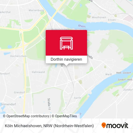 Köln Michaelshoven Karte