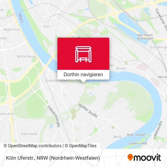 Köln Uferstr. Karte