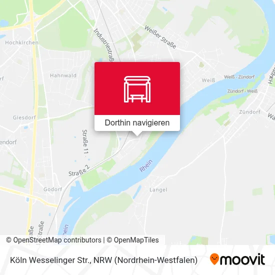 Köln Wesselinger Str. Karte